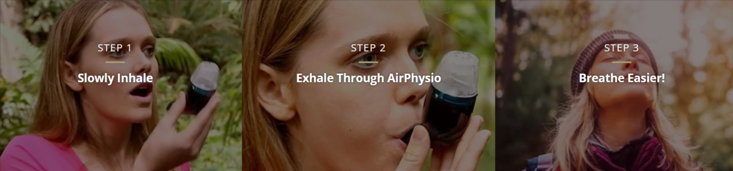 AirPhysio Uses